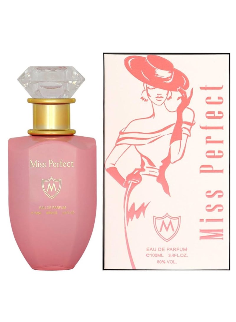 MISS PERFECT 100ml 80% VOL (3.4 fl. oz.) NATURAL FRAGRANCE